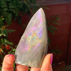 Labradorite Crystal freeform flame